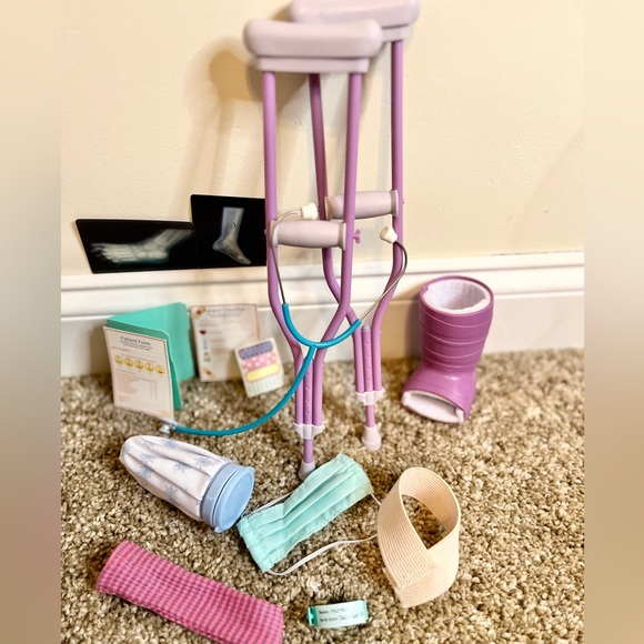 Our Generation 18” Doll Martha Hospital Patient Like New - Picture 2 of 2